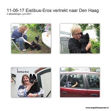 Eistibus-Eros vertrekt met Hannie en Nathalie naar Den Haag